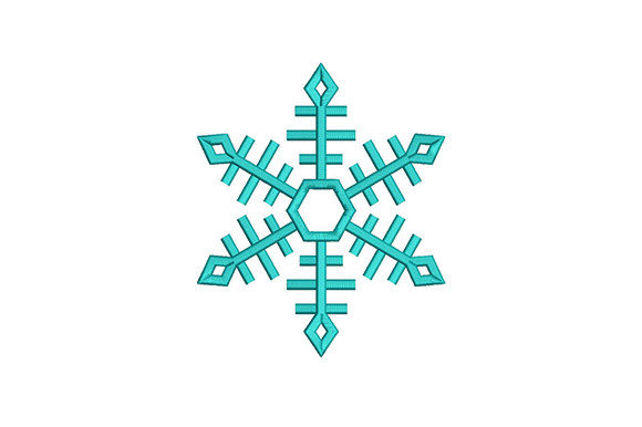 Cyan Snowflake Review for Real Embroidery Projects
