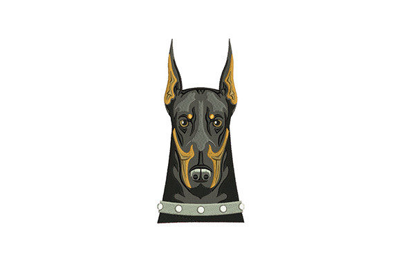 Doberman Head Embroidery Design Review