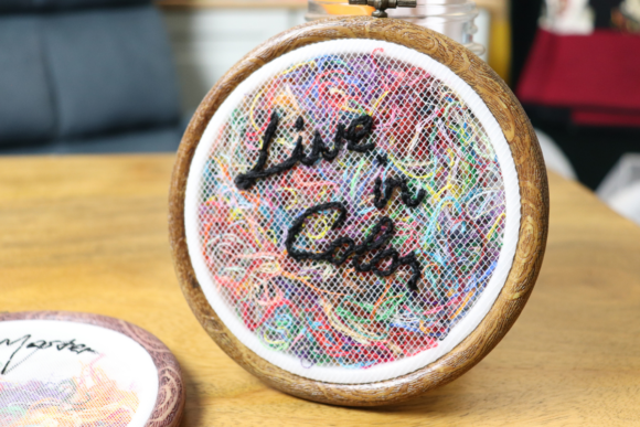 Double-Sided Stuffed Embroidery Hoops
