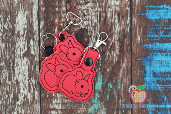 Dwarf Rabbit in the Hoop Keyfob Review