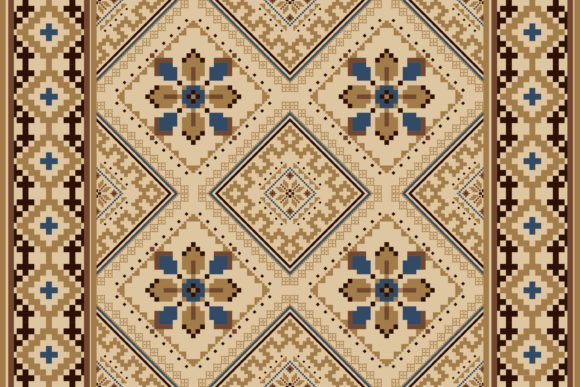 Floral Cross Stitch Embroidery for Handmade Gifts