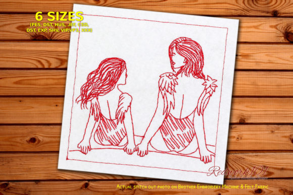 Mom and Daughter Embroidery Review
