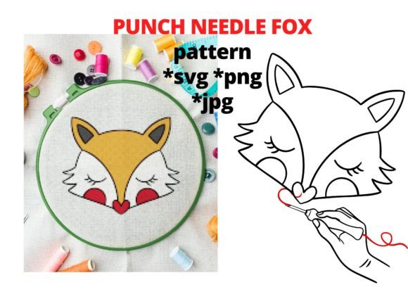 Punch Needle Embroidery - Fox Design Review